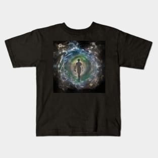 Soul in spiritual tunnel Kids T-Shirt